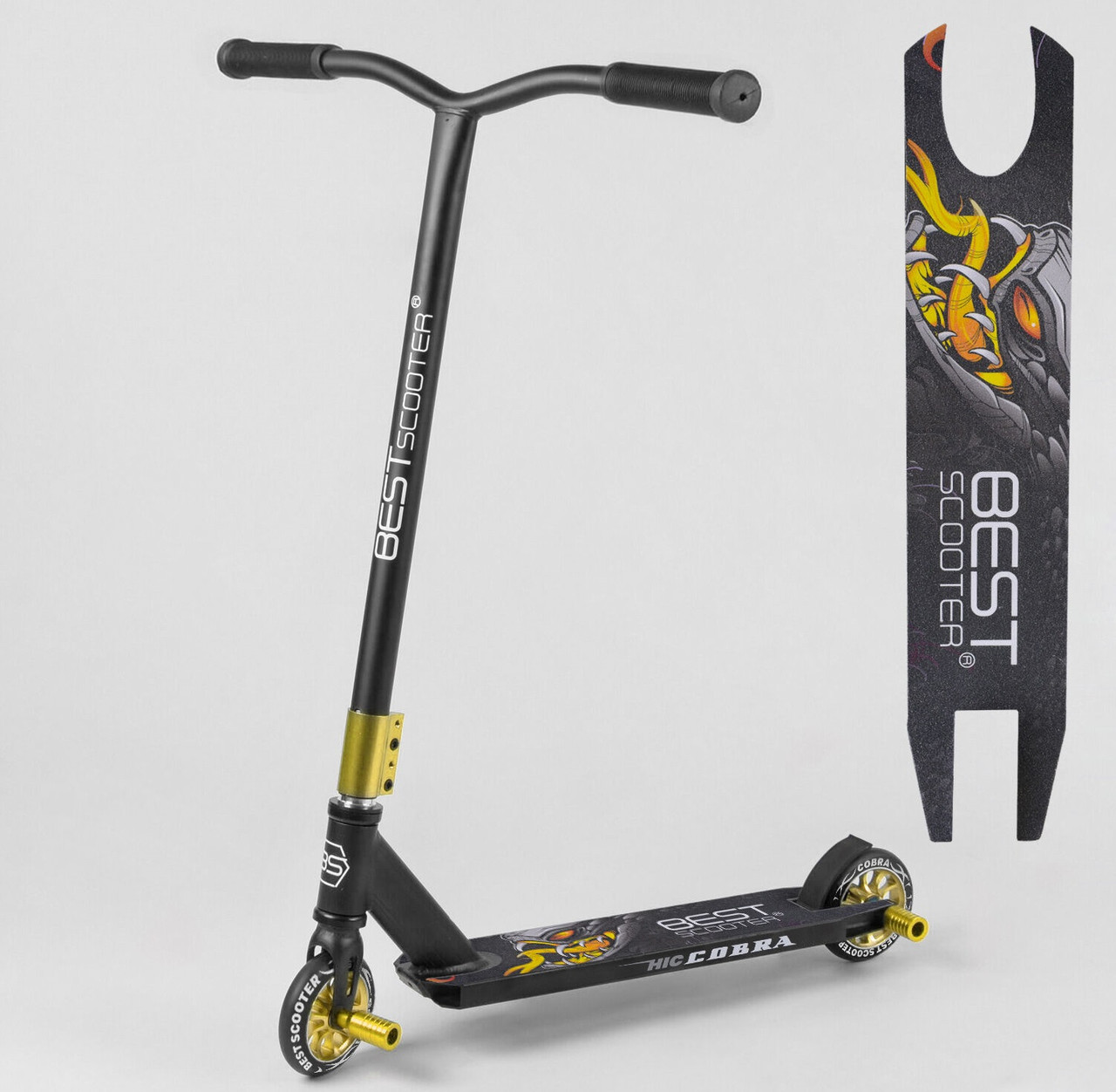 

Самокат трюковой Best Scooter 54557 Золотой