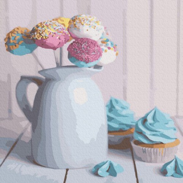 

Картина по номерам "Воздушные десерты" 40*50см