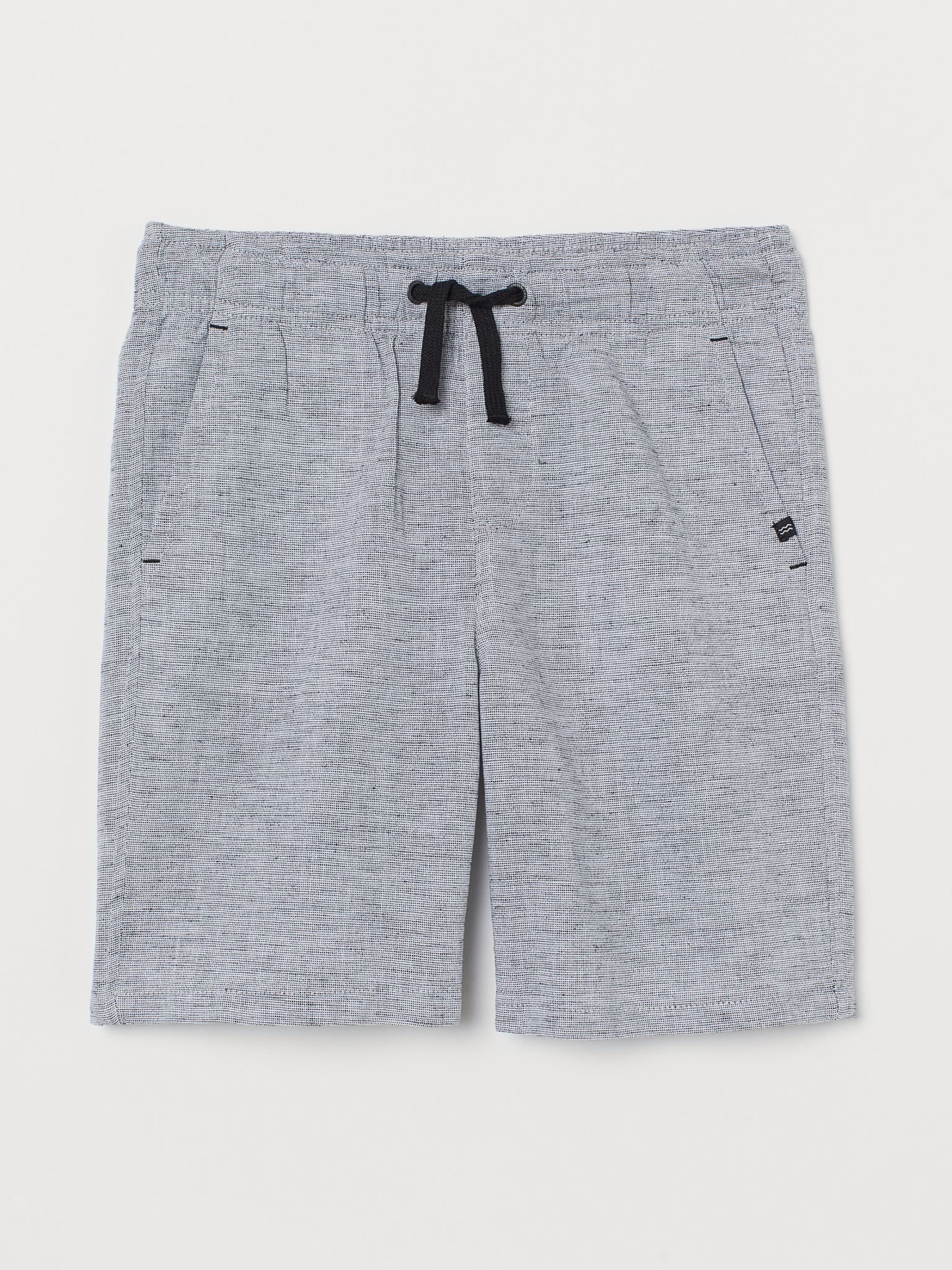 

Шорты H&M 1003-8178521 146-152 см Светло-серые меланж (hm04420392221)