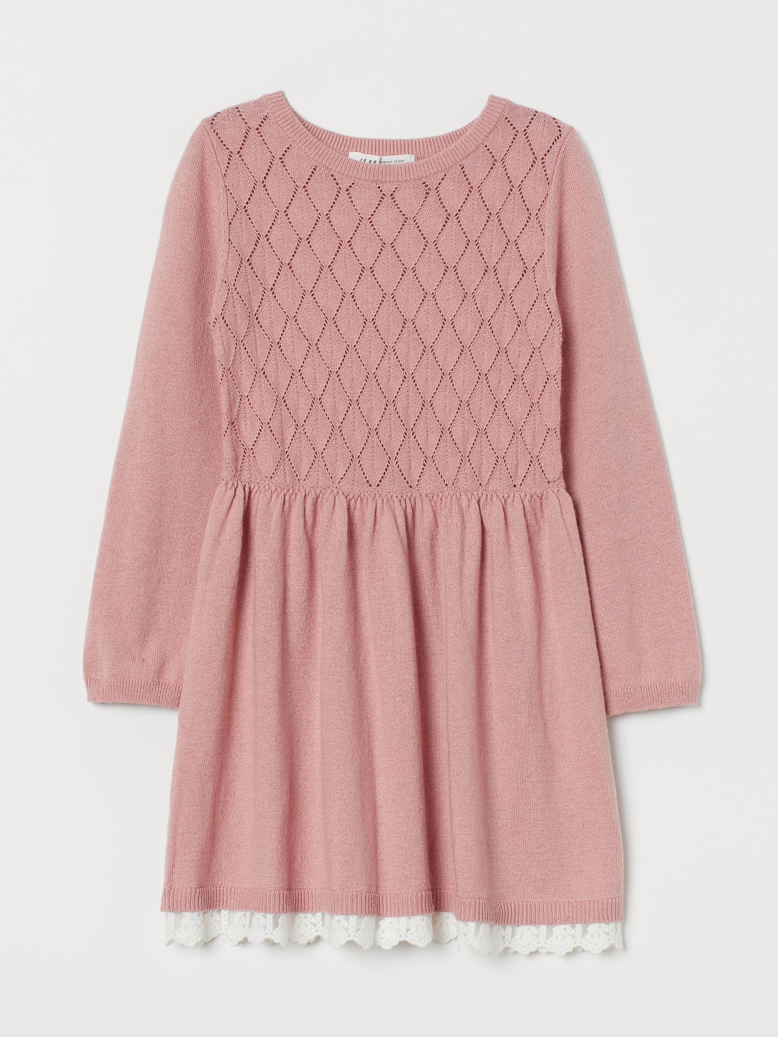 

Платье H&M 1603-8606222 110-116 см Бледно-розовое (hm01273118030)