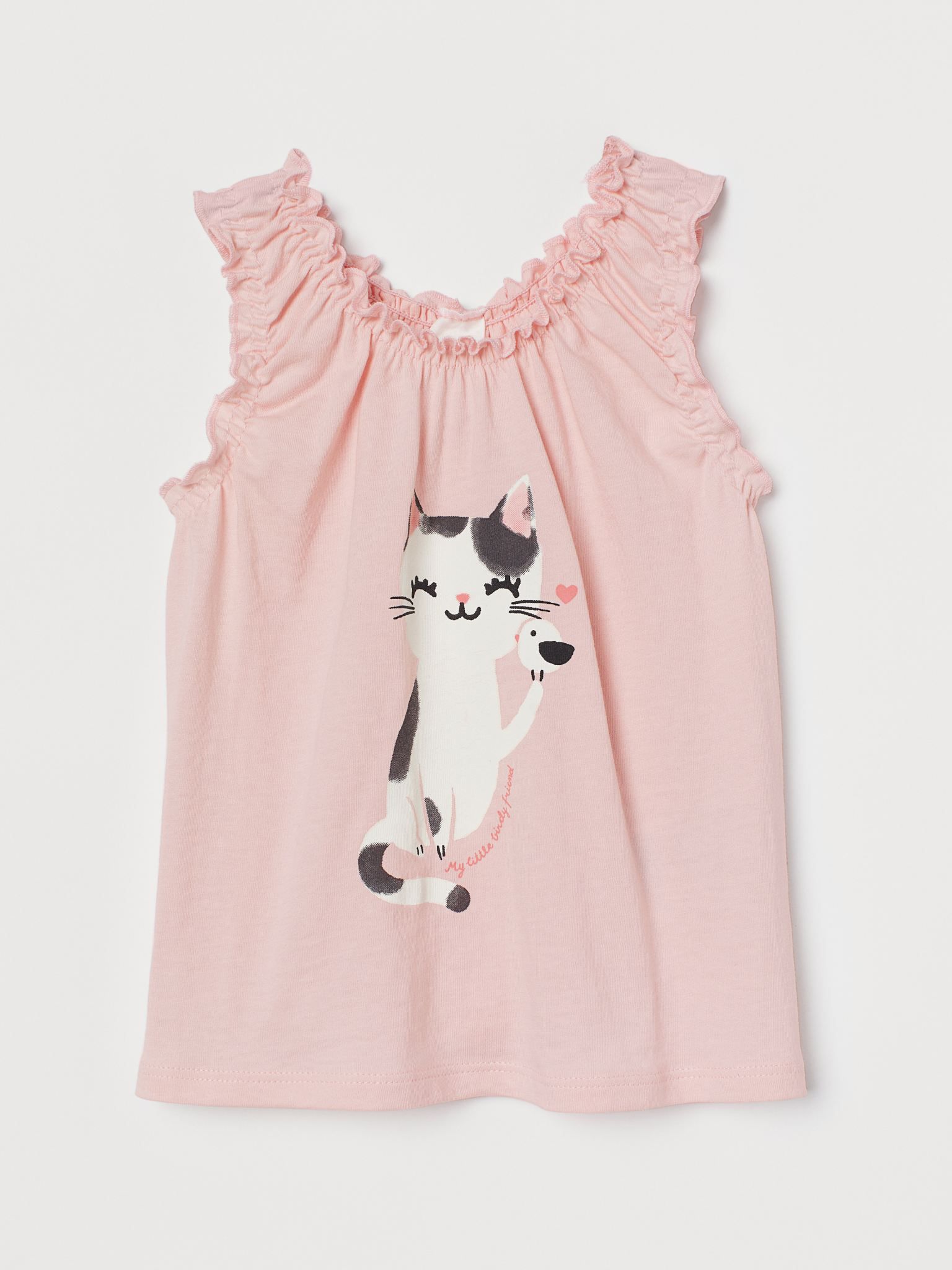 

Майка H&M 1603-8653902 86 см Светло-розовая