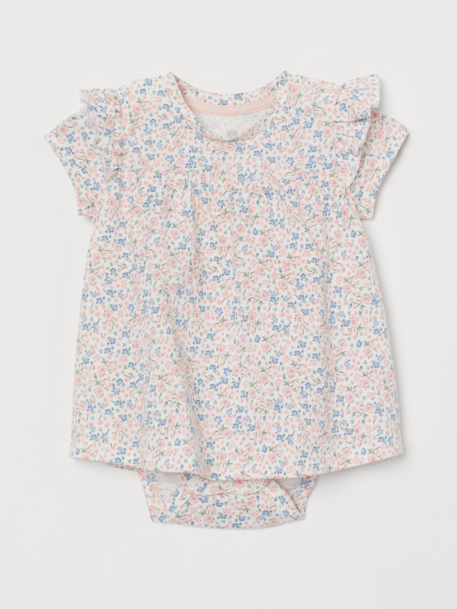 

Боди-платье H&M 1703-8294071 56 см Белое