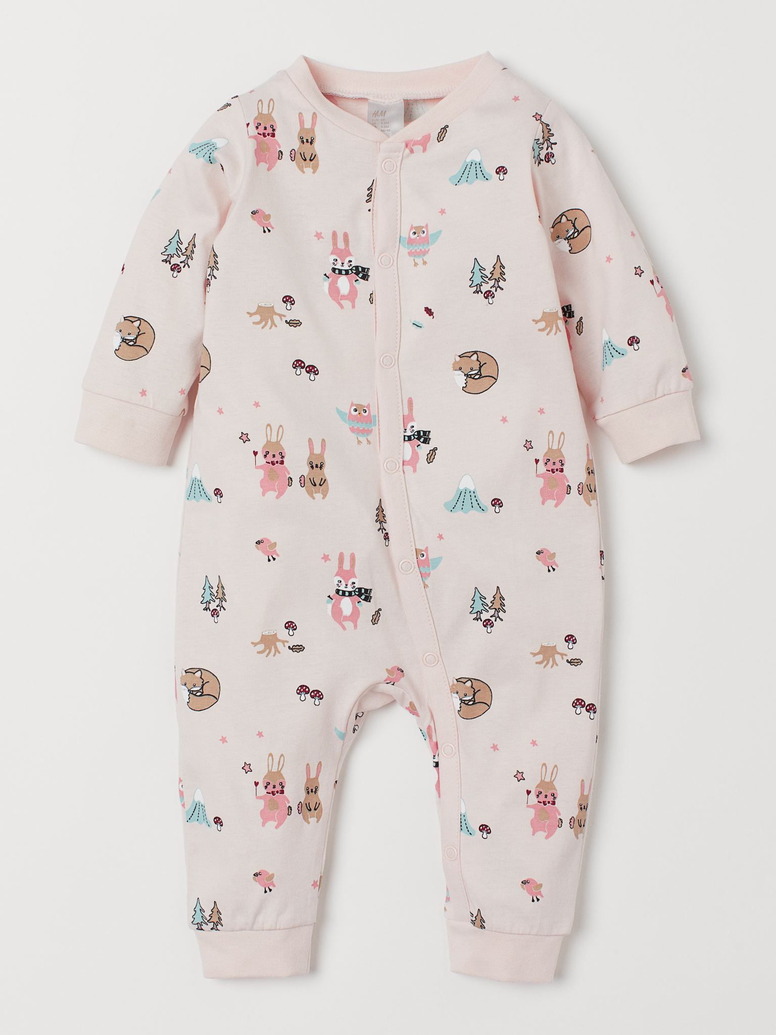 

Комбинезон-слип H&M 1902-6778480 104 см Светло-розовый/Звери (hm07495970421)