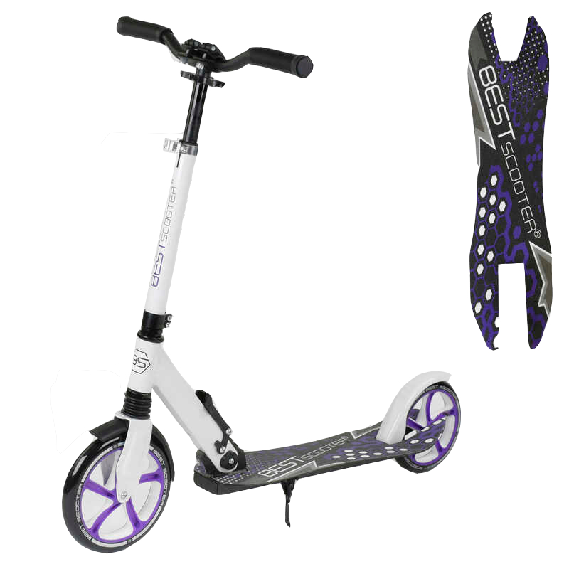 

Самокат 91458 Best Scooter, БЕЛЫЙ, зажим руля, переднее колесо PU - 22 см, заднее колесо PU - 20 см, 1 амортизатор, в коробке