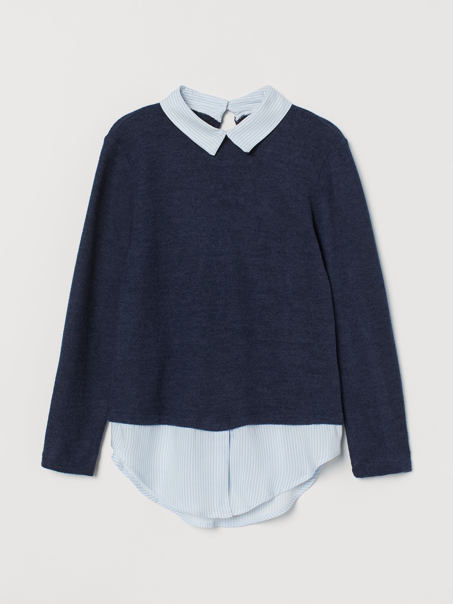 

Джемпер H&M 2302-8644352 134-140 см Темно-синий