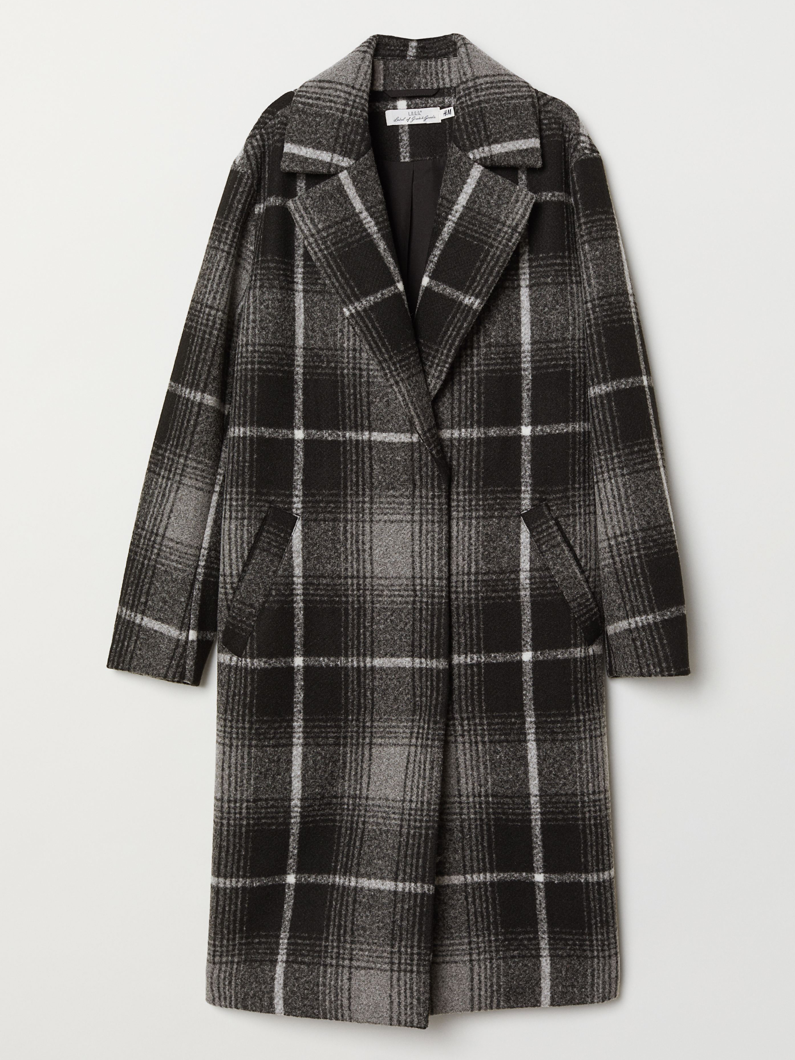 

Пальто H&M 6786048 XL Темно-серое
