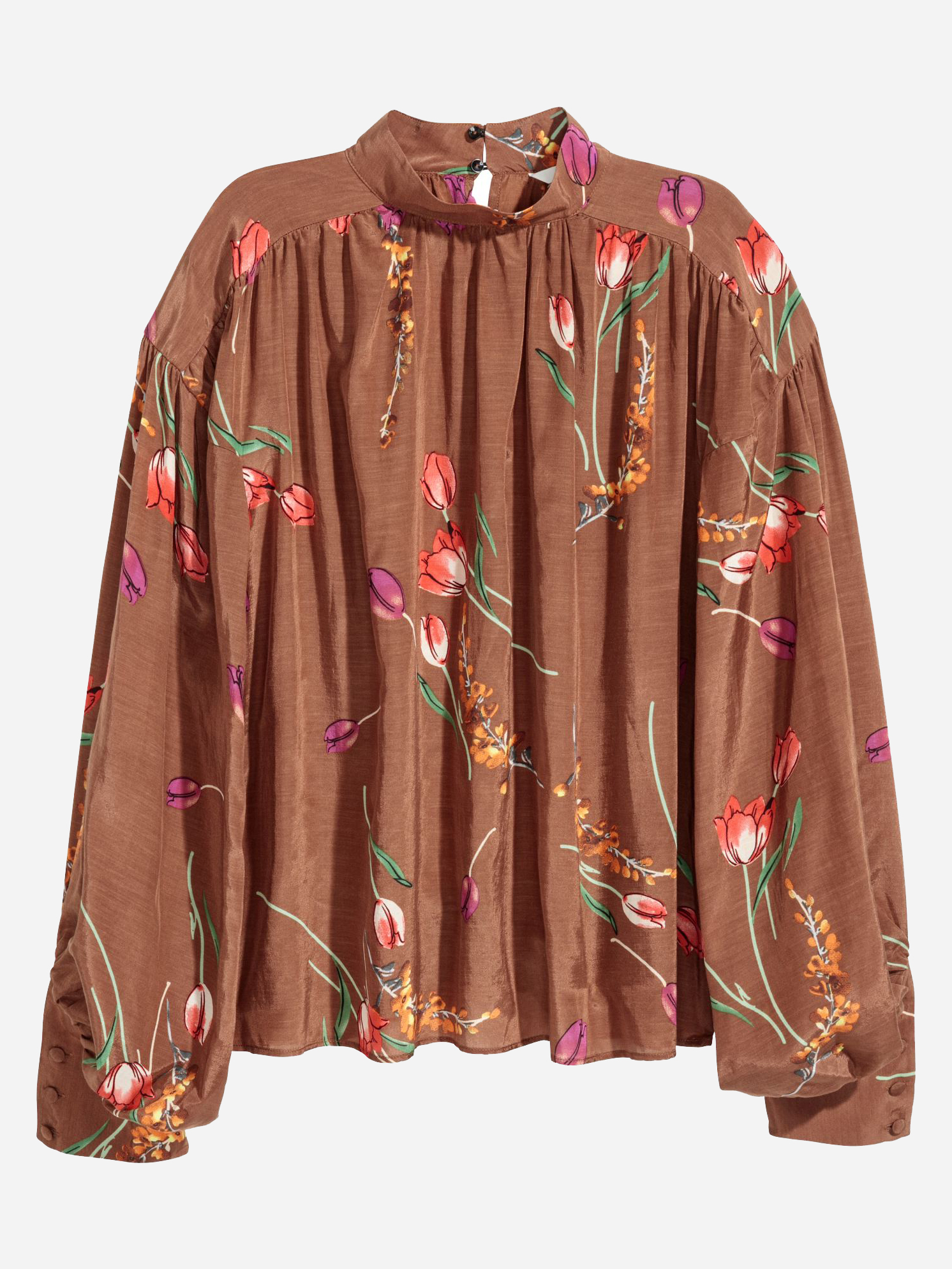 

Блузка H&M 501-5861316 44 Коричневая