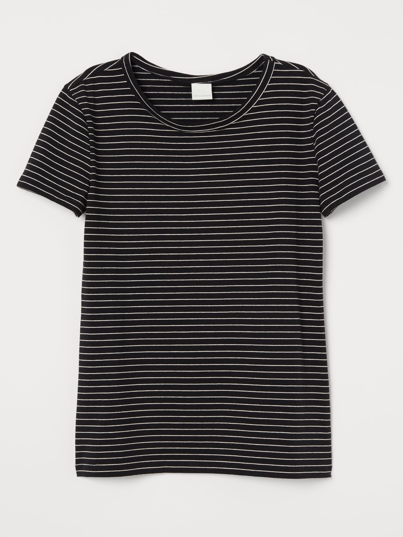 

Футболка H&M 1702-7780641 L Черная