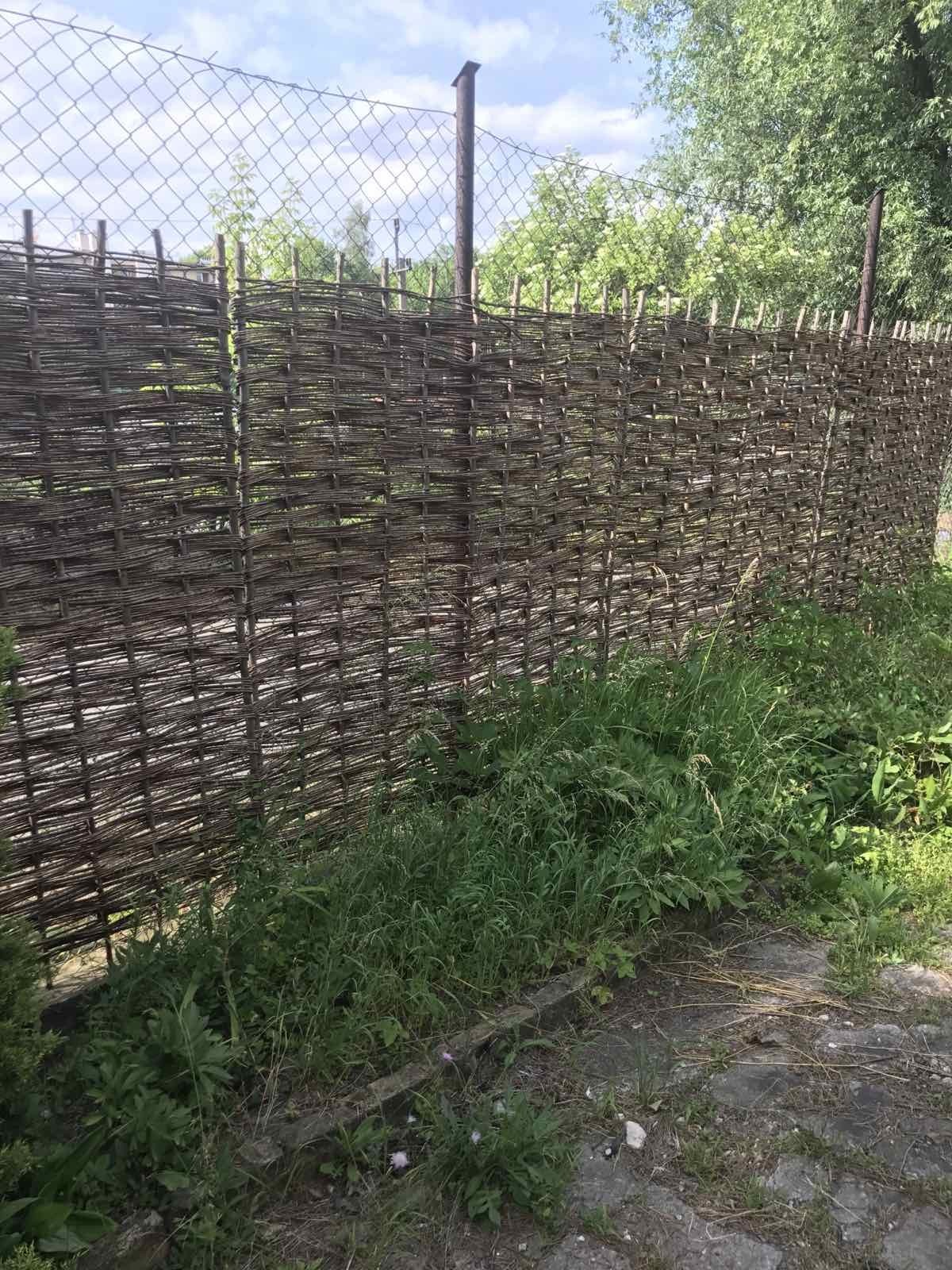 

Забор из орешника (забор) 180х90 мм. 4 стойки