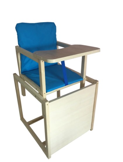 

Стульчик для кормления Eco-Life Лен Синий