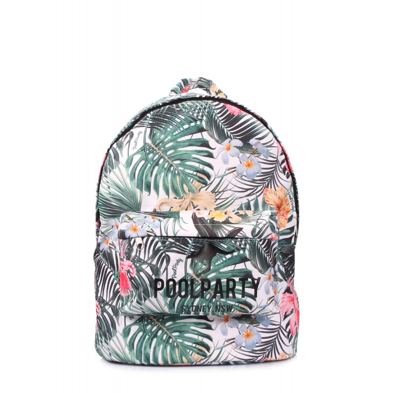 

Рюкзак POOLPARTY с тропическим принтом (backpack-oxford-tropic)