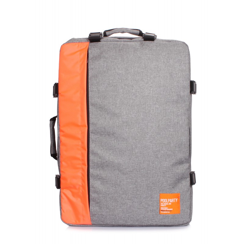 

Рюкзак-сумка для ручной клади Cabin - 55x40x20 МАУ (cabin-grey-orange)