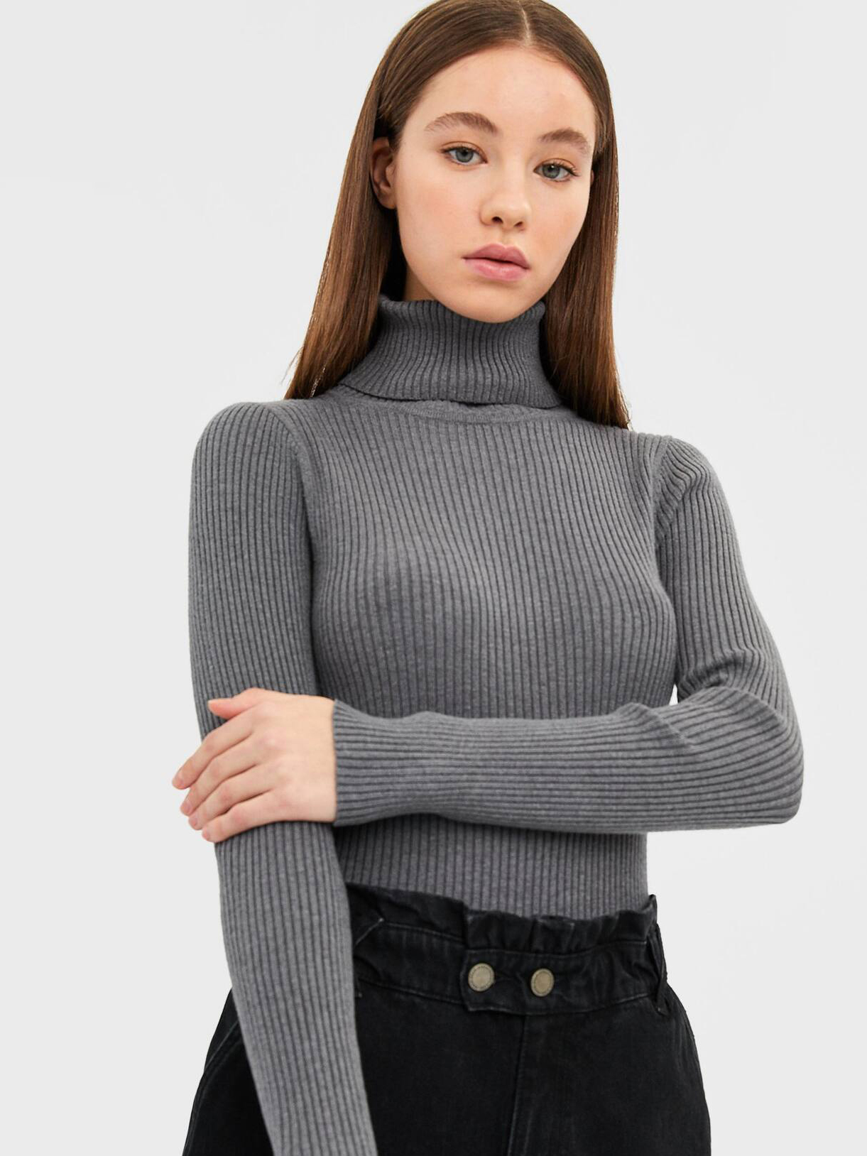 

Водолазка Stradivarius 05079708250 M Серая