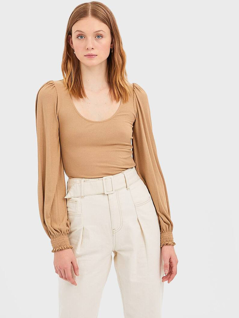 

Джемпер Stradivarius 02511963430 S Бежевый