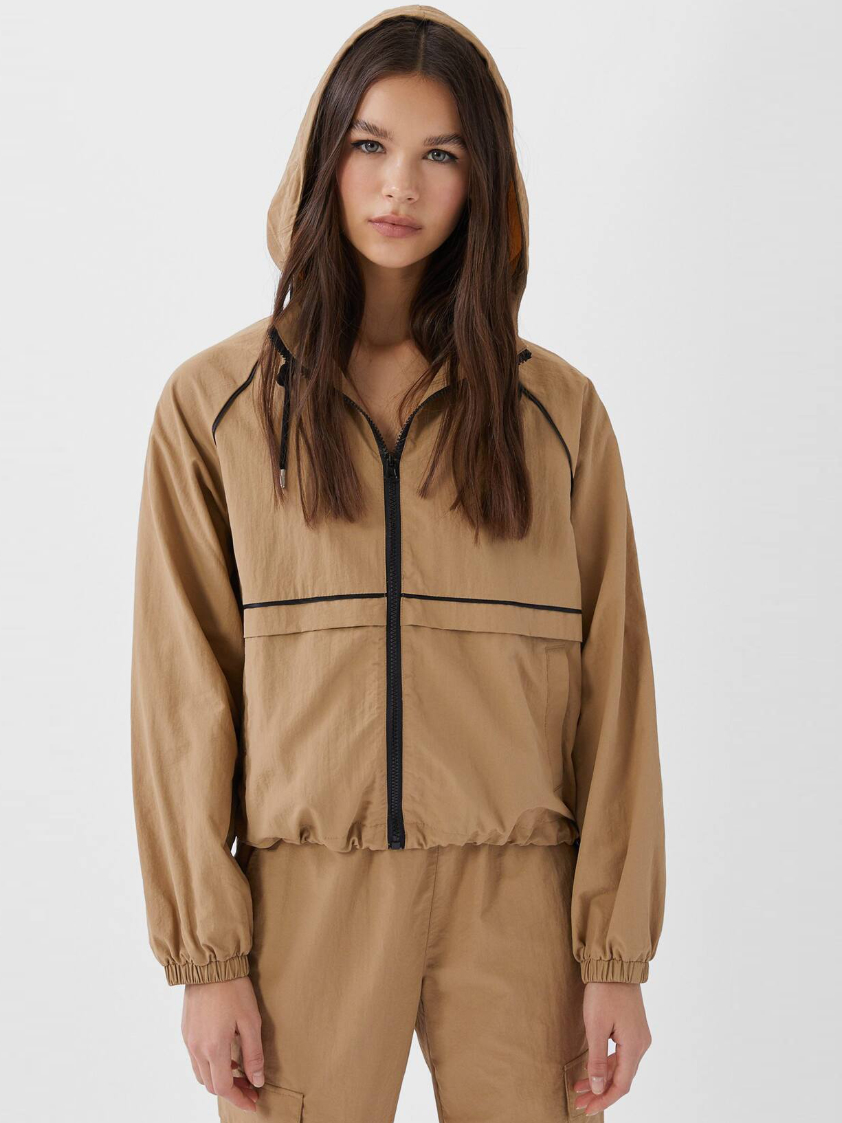 

Анорак Stradivarius 01796497450 S Коричневый
