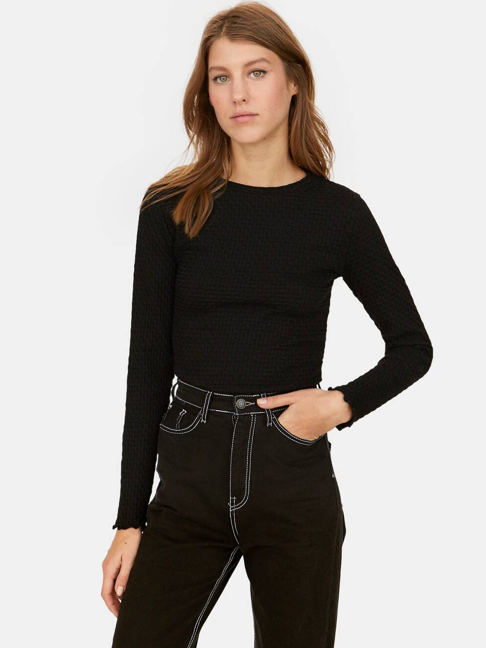 

Джемпер Stradivarius 02618112001 L Черный