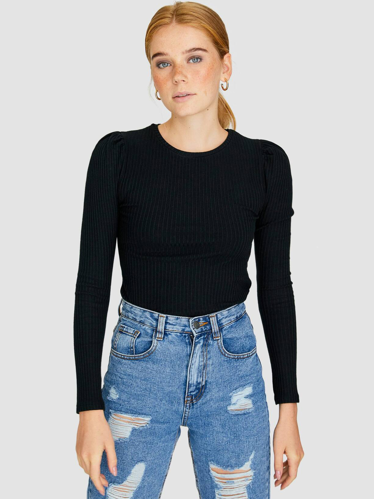 

Джемпер Stradivarius 06522744001 M Черный