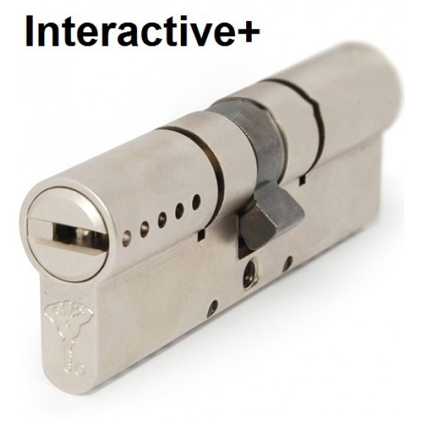 

Цилиндр Mul-T-Lock INTERACTIVE 82мм.(27х55) ключ-ключ (матовый хром)