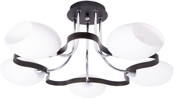 

Люстра ALTALUSSE INL-9210C-15 Chrome Wengue Е14 5х40 Вт