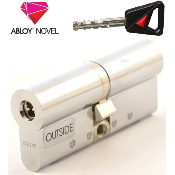 

Цилиндр Abloy Novel 85 мм.(42,5х42,5) хром