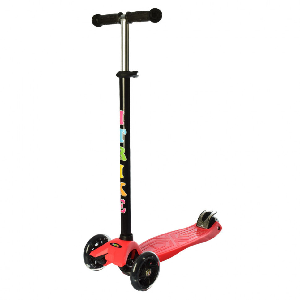 

Самокат детский трехколесный iTrike JR MAXI светятся колёса R91017-3-003-E-RD Красный