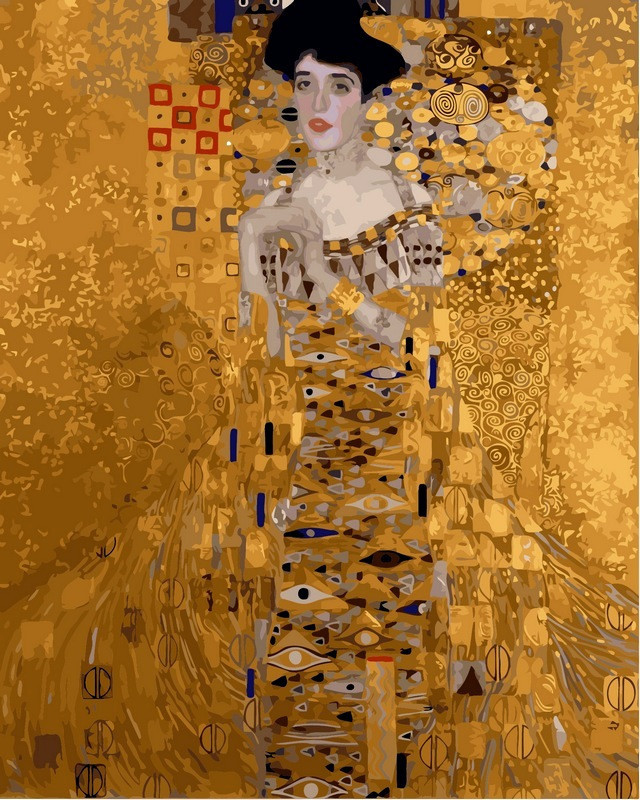 

Картина по номерам 40×50 см. Babylon Золотая Адель Художник - Gustav Klimt (VP-308)