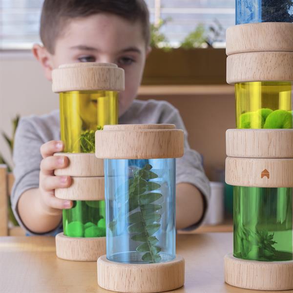 

Игровой набор Guidecraft Natural Play Сокровища в цветных баночках (G3087)