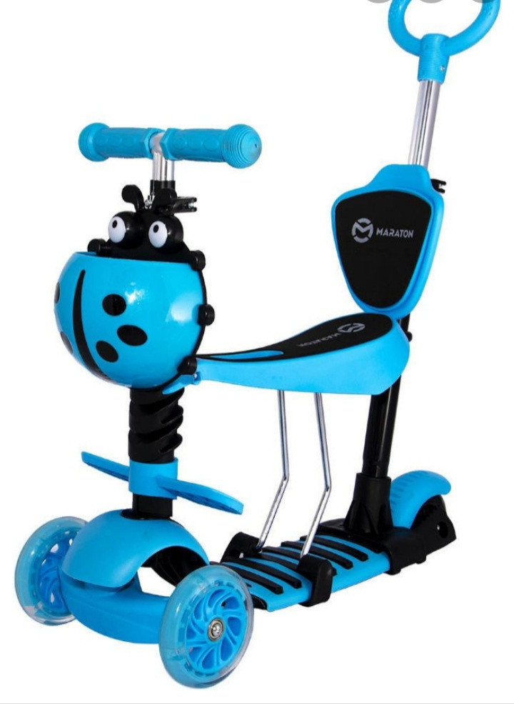 

Самокат 5 в 1 Best Scoter 5 in 1, подсветка колес в коробке