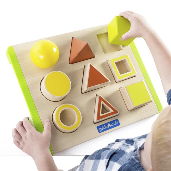 

Деревянный сортер Guidecraft Manipulatives Фигуры в пространстве (G6744)