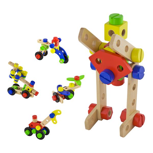 

Деревянный конструктор Viga Toys 48 эл. (50383)