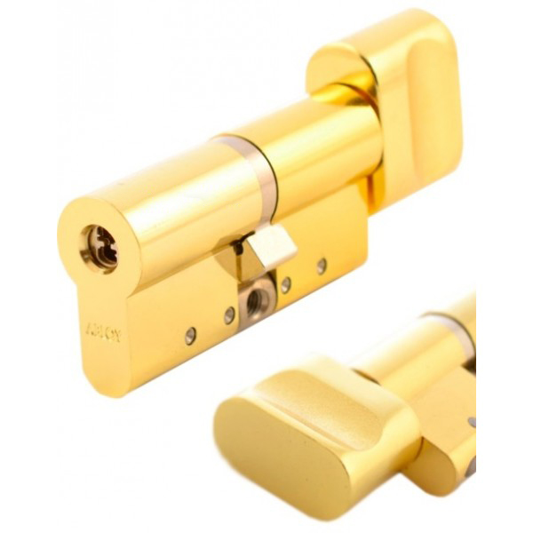 

Цилиндр Abloy Protec 2 87мм.(31х56) к/т латунь СY323