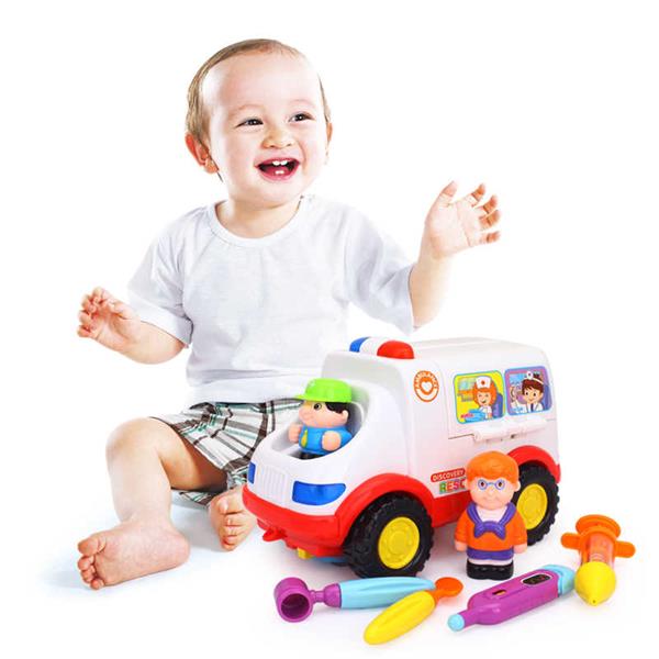 

Музыкальная машинка Hola Toys Скорая помощь с инструментами (836)