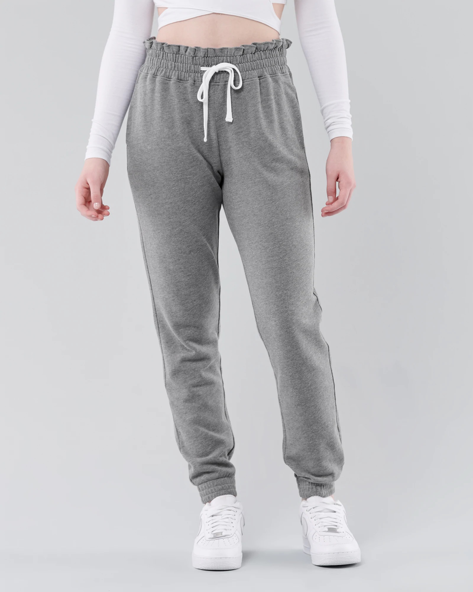 

Джоггеры женские - штаны джоггеры Hollister HC8473W M Серый