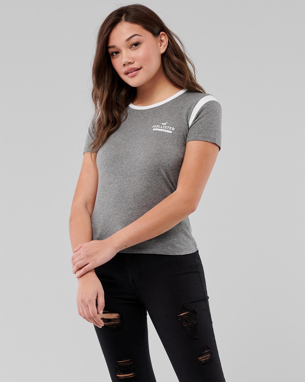 

Футболка Hollister HC7629W S Серый
