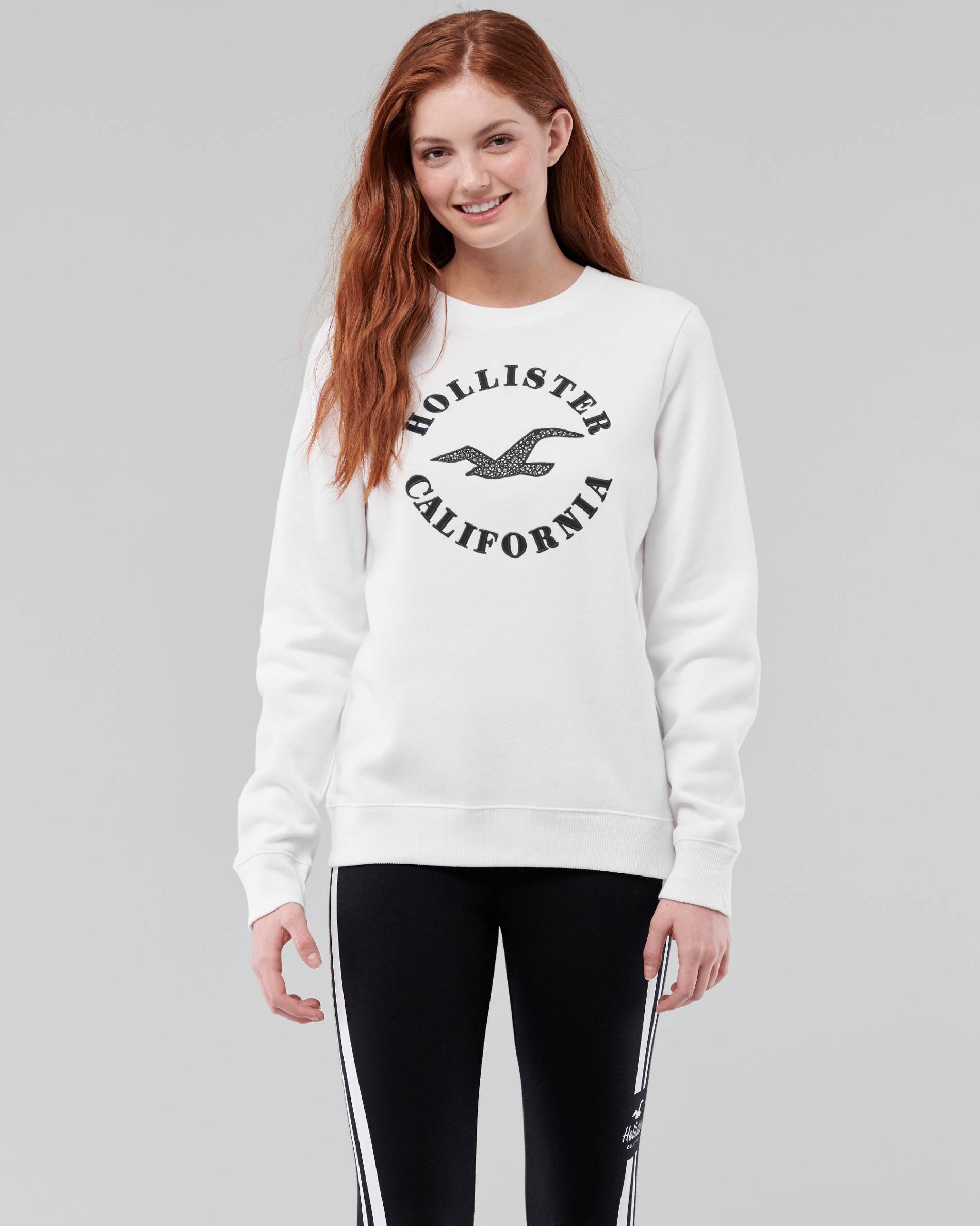 

Свитшот женский - свитшот Hollister HC7619W XS Белый