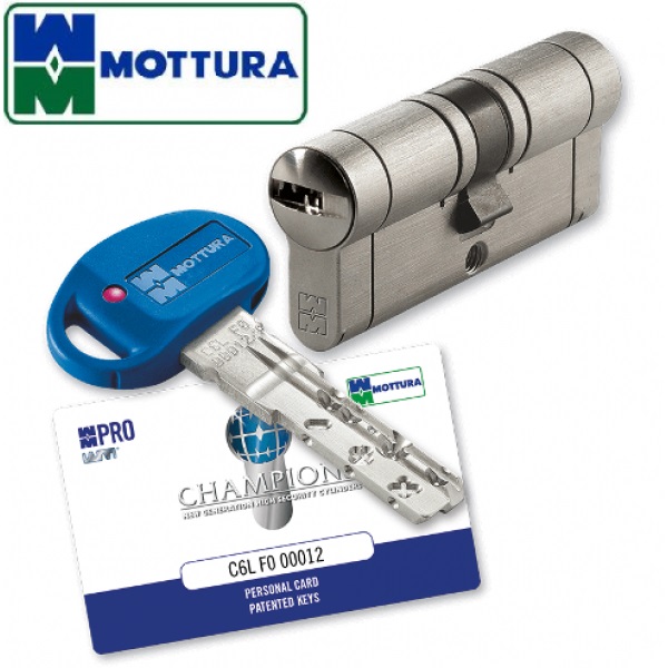 

Цилиндр Mottura Champions PRO 97мм. (31х66) ключ-ключ