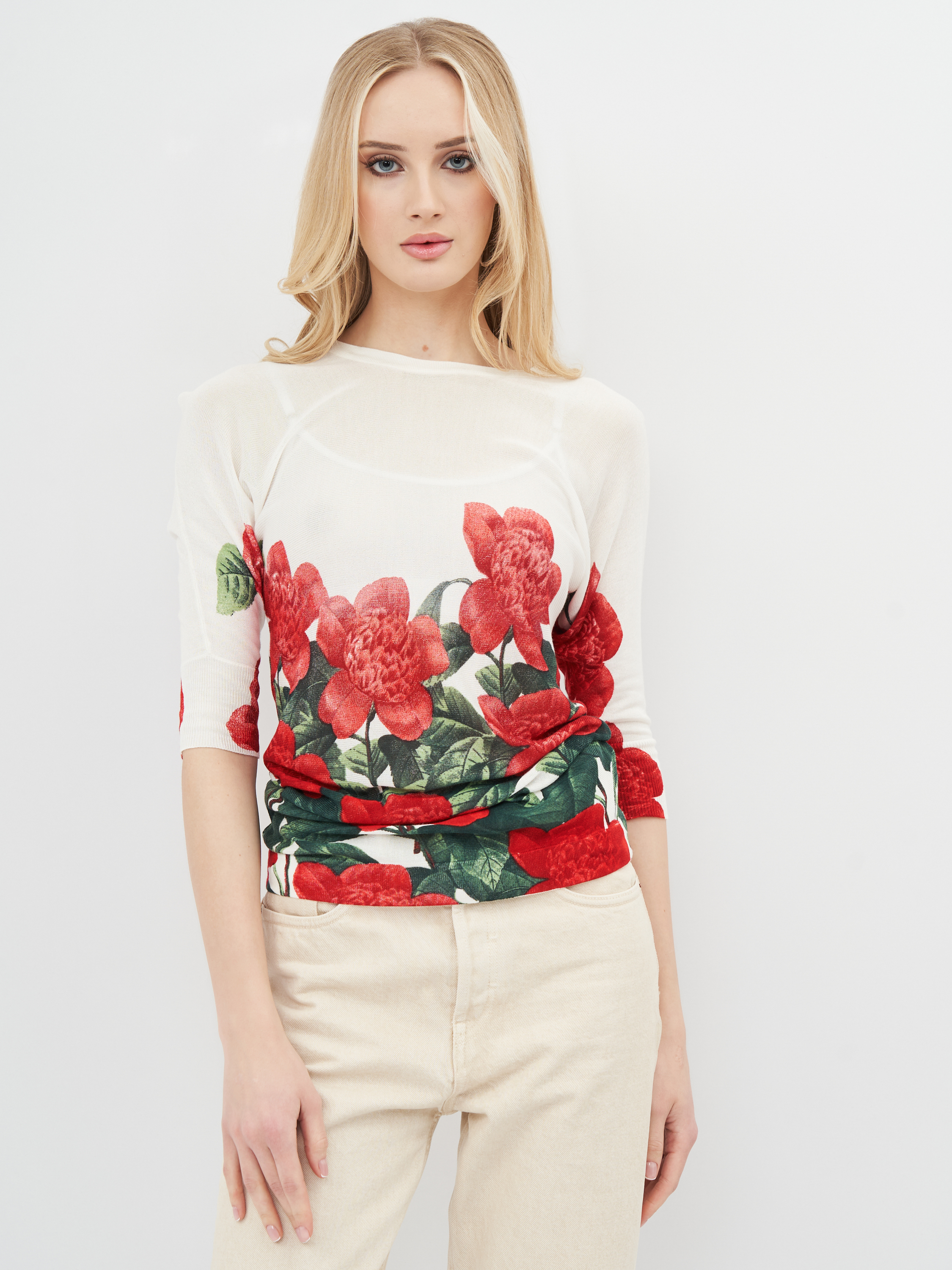 

Джемпер Desigual 72J2ED3/1000 S Бело-красный