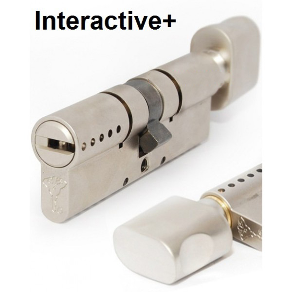 

Цилиндр Mul-T-Lock INTERACTIVE 120мм.(50х70) ключ-тумблер (матовый хром)