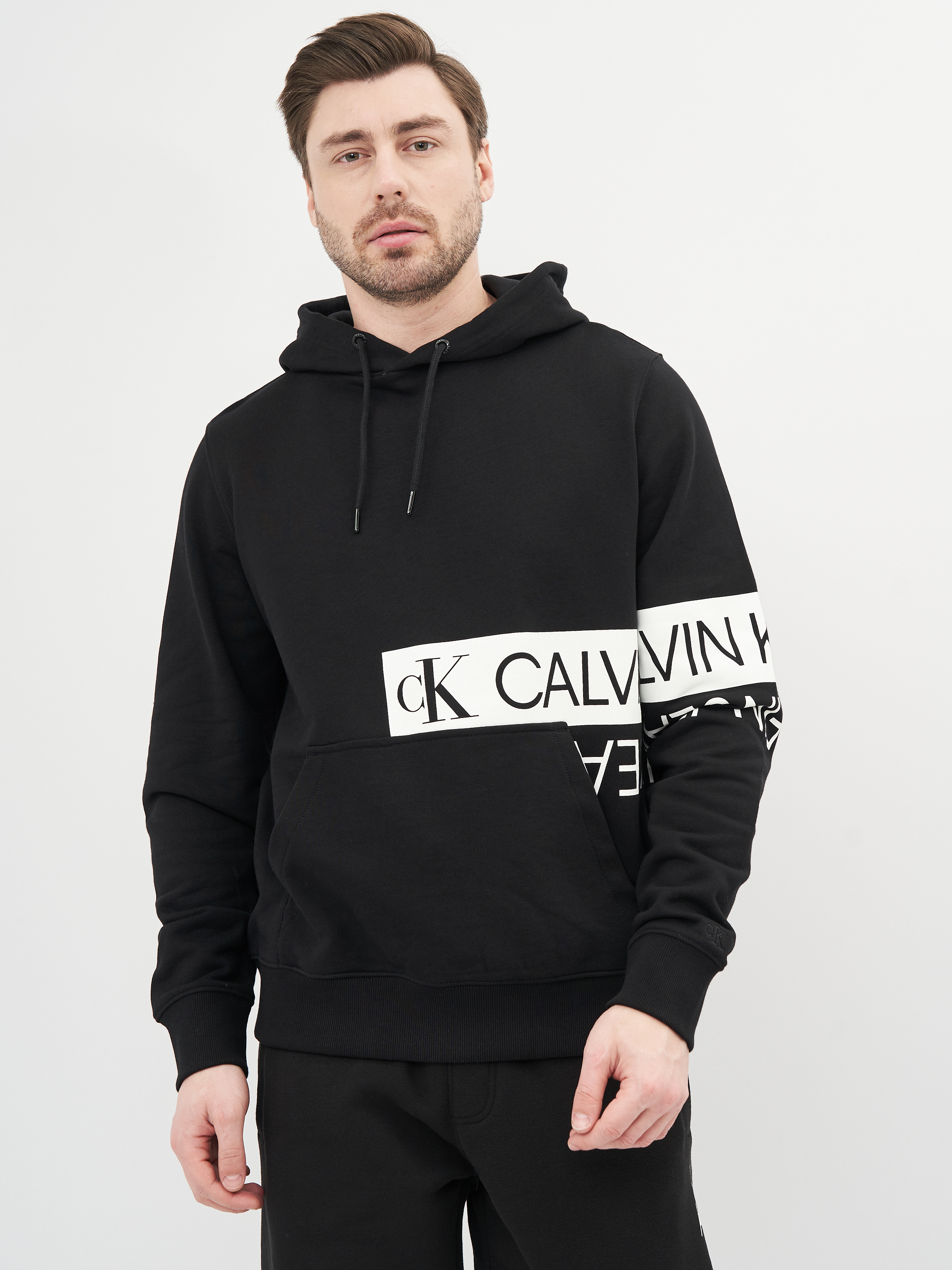 

Худи Calvin Klein Jeans Mirrored Logo Hoodie J30J317052-BEH XL Pvh Black