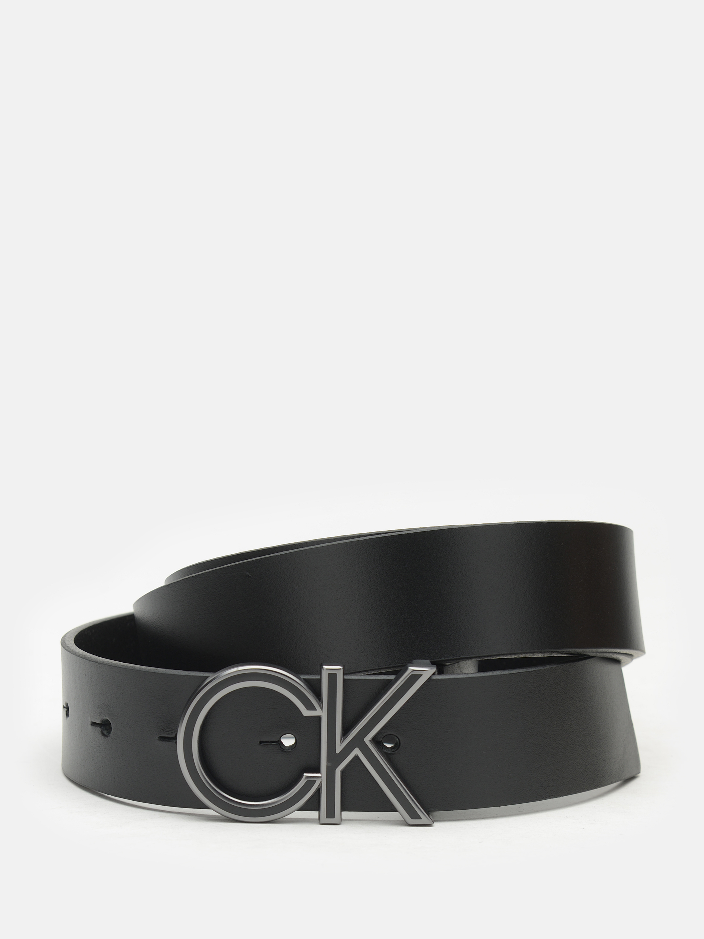 

Мужской ремень кожаный Calvin Klein Jeans Ck Enamel 35Mm K50K506867-BAX 100 см Black