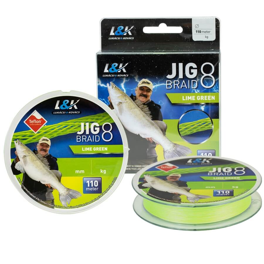 

Плетеный шнур L. and K. Jig Braid Teflon X8 Lime 0,06mm 110m (30917006)