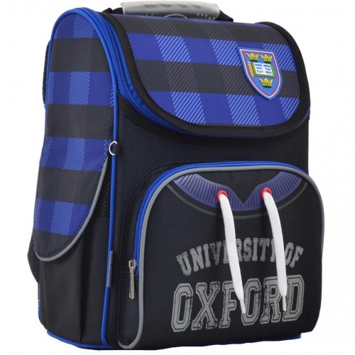 

Рюкзак-ранец каркасный YES Oxford H-11 школьный черный