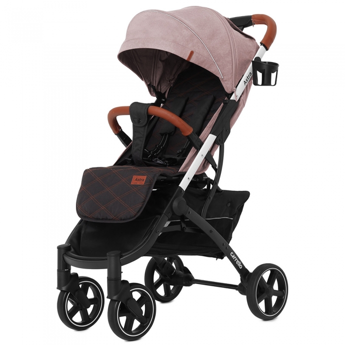 

Коляска прогулянкова CARRELLO Astra CRL-5505 Apricot Pink + дощовик S колір розовий