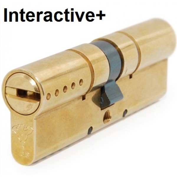 

Цилиндр Mul-T-Lock INTERACTIVE 90мм.(40х50) ключ-ключ (латунь)