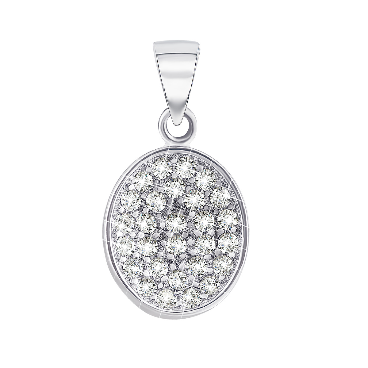 

Серебряная подвеска с фианитами S637P