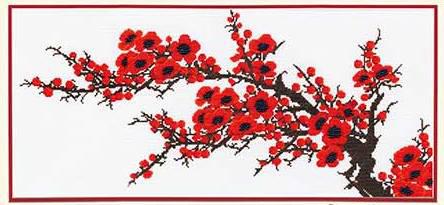 

Набор для вышивания Золотое руно Цветущая слива (МГ-016)