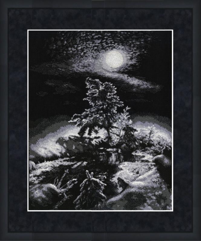 

Набор для вышивания Золотое руно Зимняя ночь (С-010 )