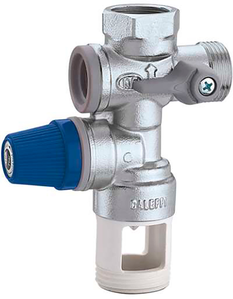 

Группа безопасности CALEFFI 1/2" 4 кВт + сифон 25/32 (526142KIT)