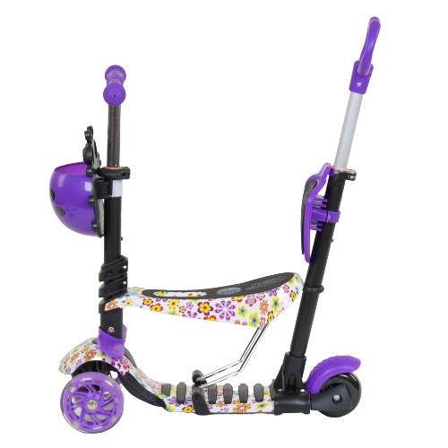 

Самокат детский трехколесный 5в1 Best Scooter Абстракция с подсветкой колес (74058)