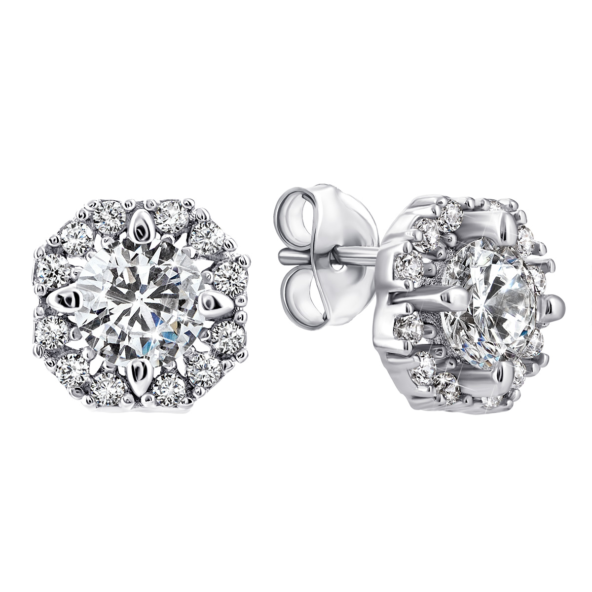 

Серебряные пуссеты с фианитами 1EA83052